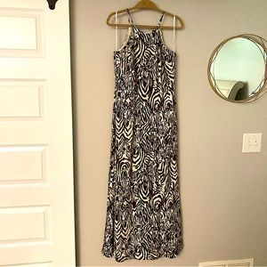 Lily Pulitzer Animal Print Maxi Dress
